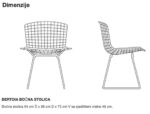 bertoia side chair